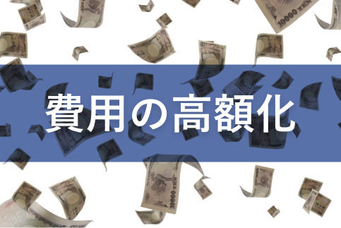 オーダーメイドにすると、費用が高額になる。